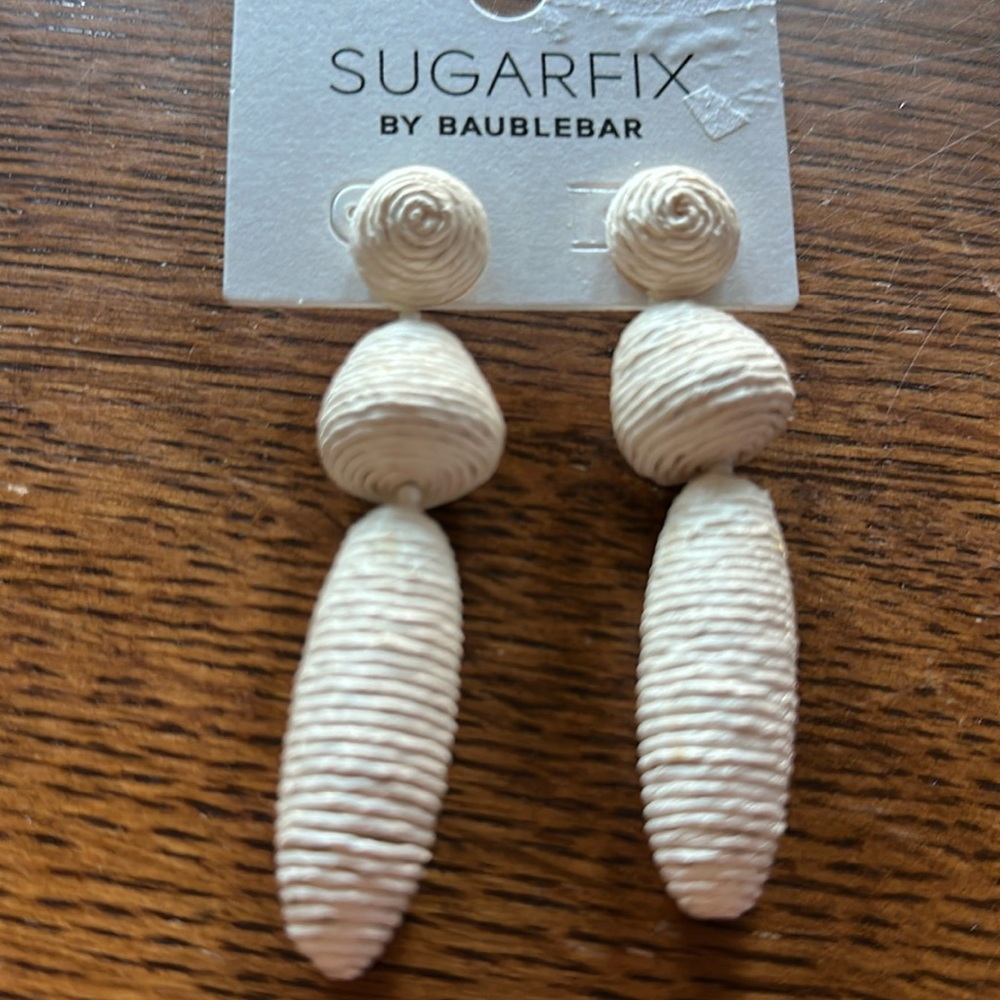 SUGARFIX by Baublebar Threaded Statement Drop Earrings.